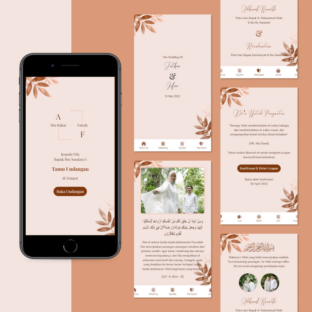 Tema Brown Leaves