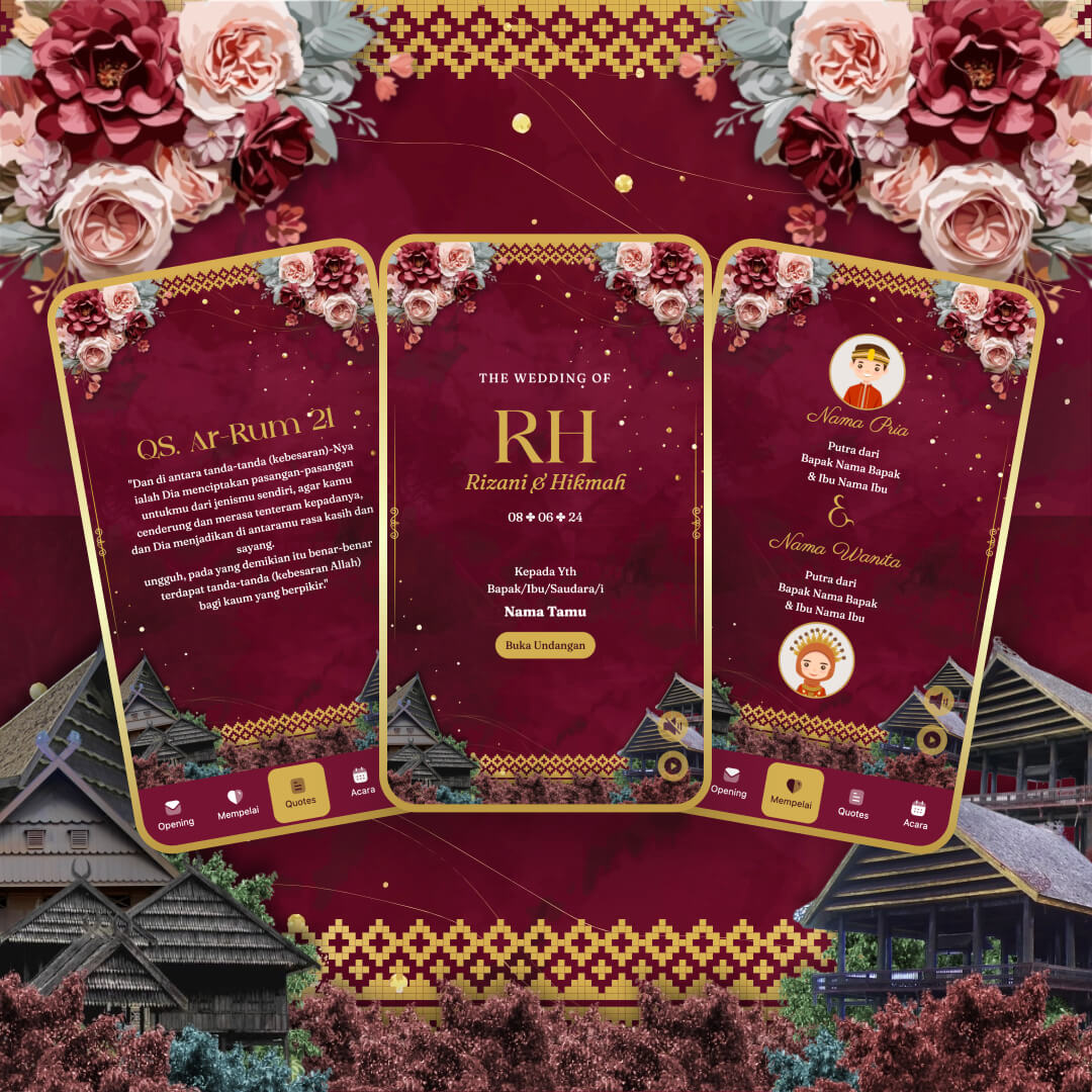 Tema Bugis Maroon