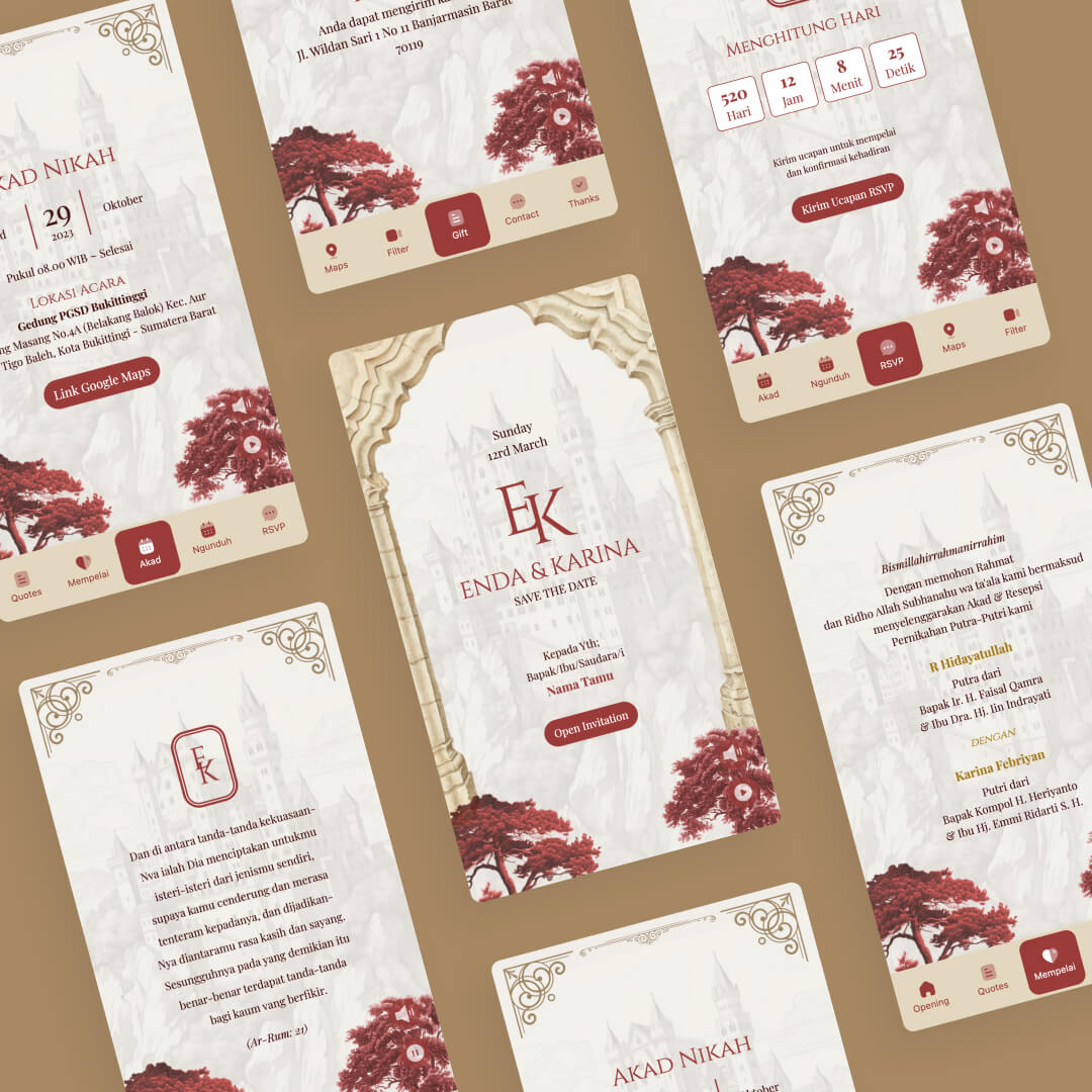 Tema Maroon Medieval