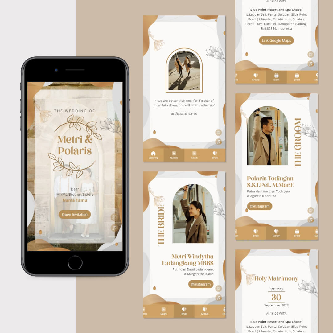 Tema Minimal Wedding