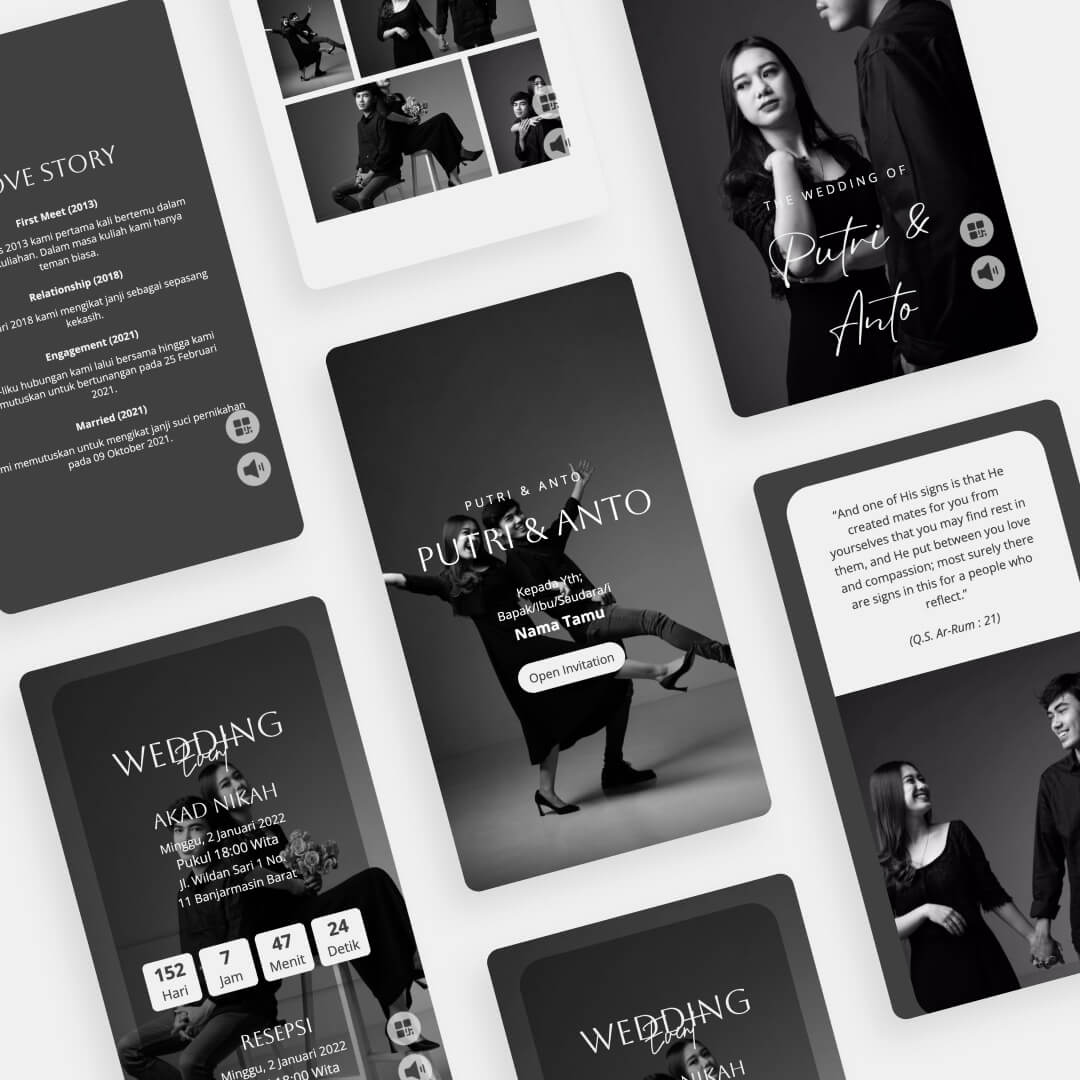 Tema Minimalist Black