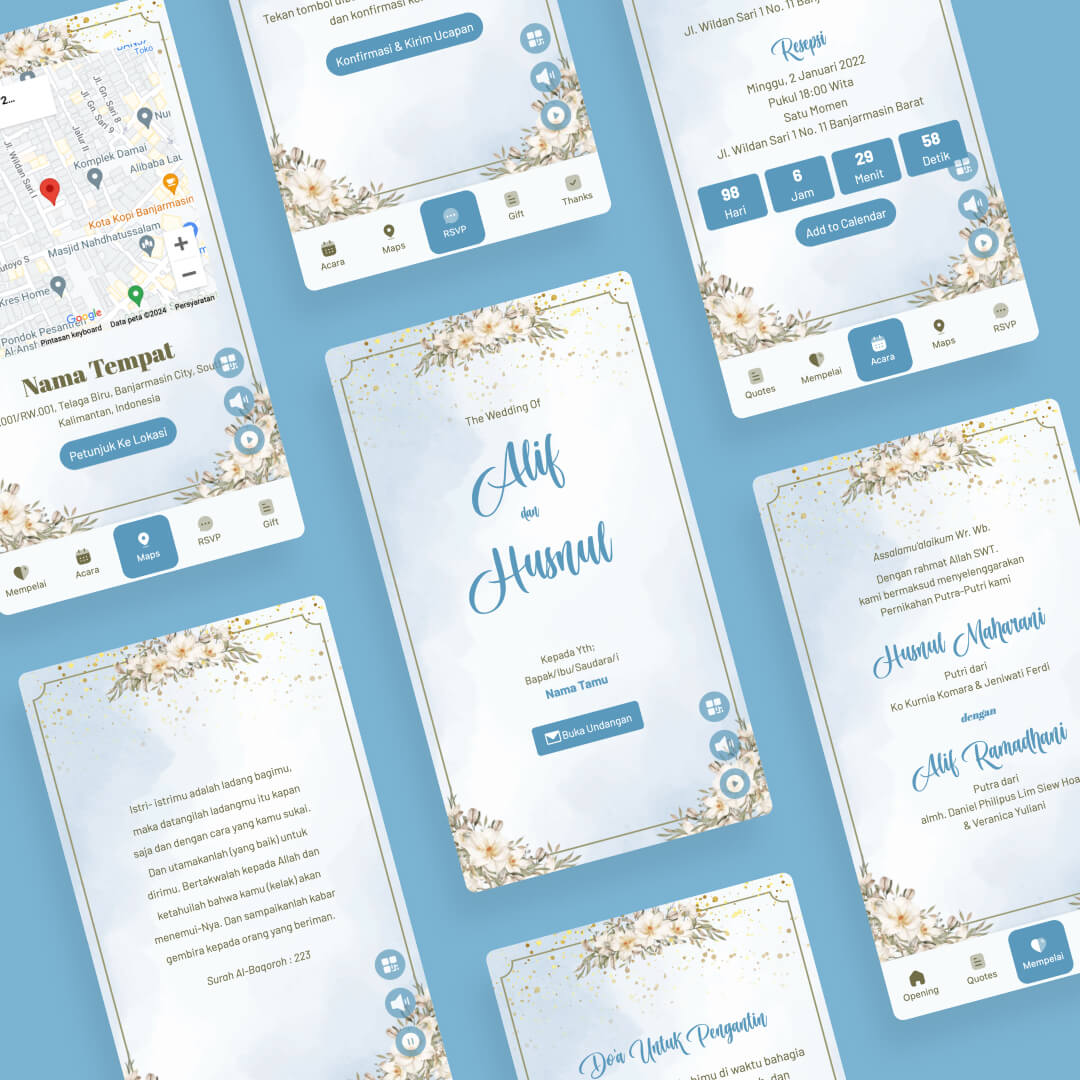 Tema Minimalist Blue