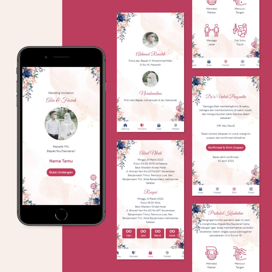 Tema Navy Pink