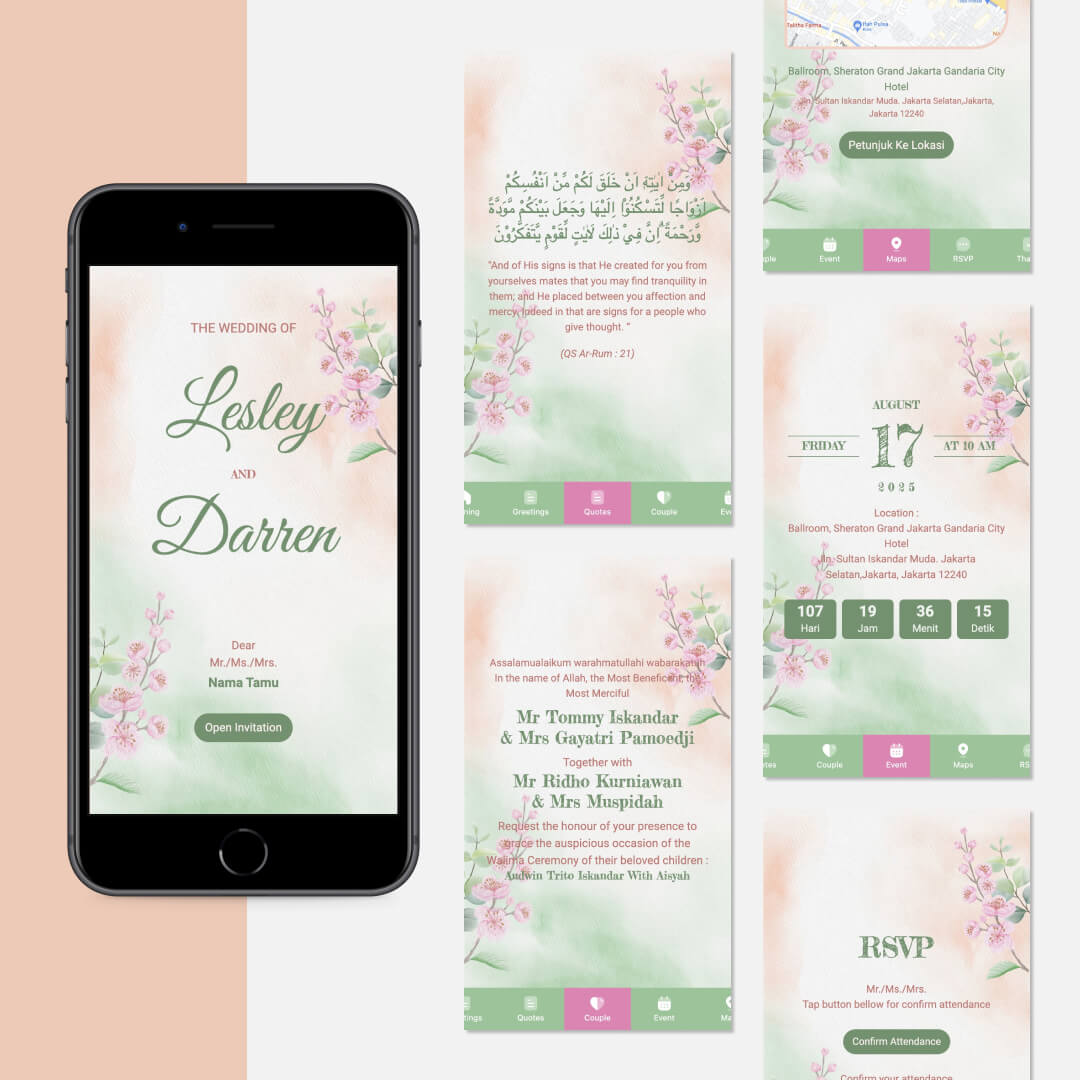 Tema Romantic Floral
