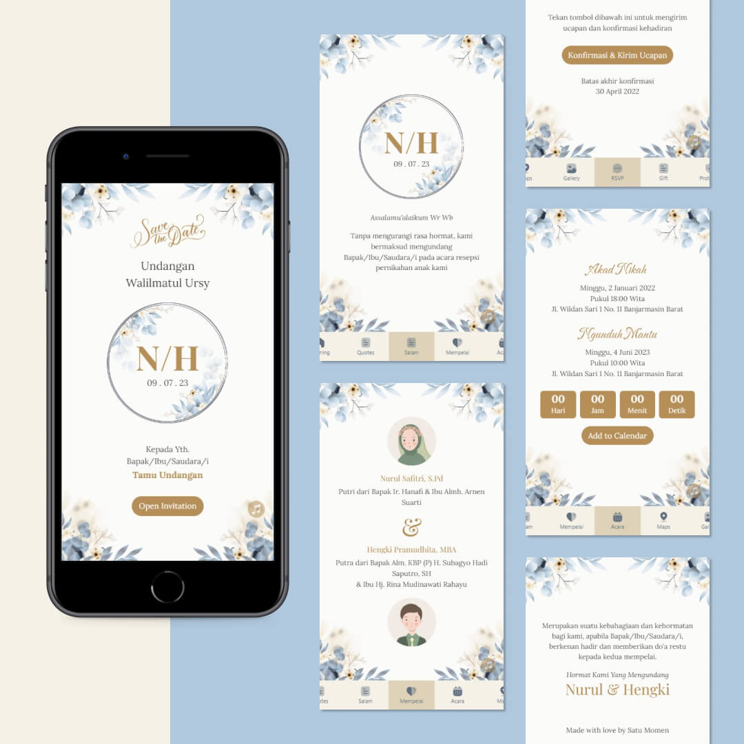 Tema Soft Blue